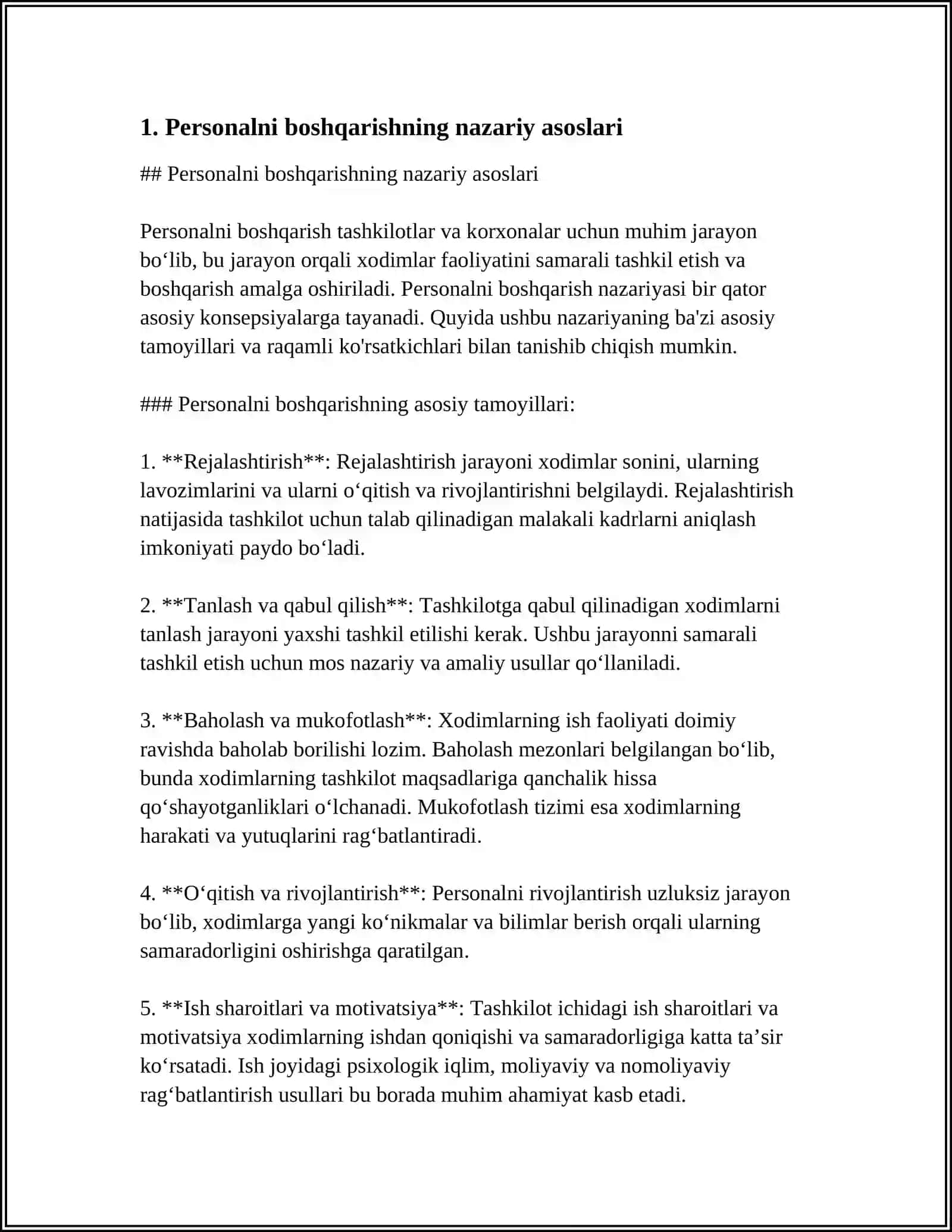 HOZIRGI PAYTDA PERSONALNI BOSHQARISHGA RASMIY YONDASHUV 3