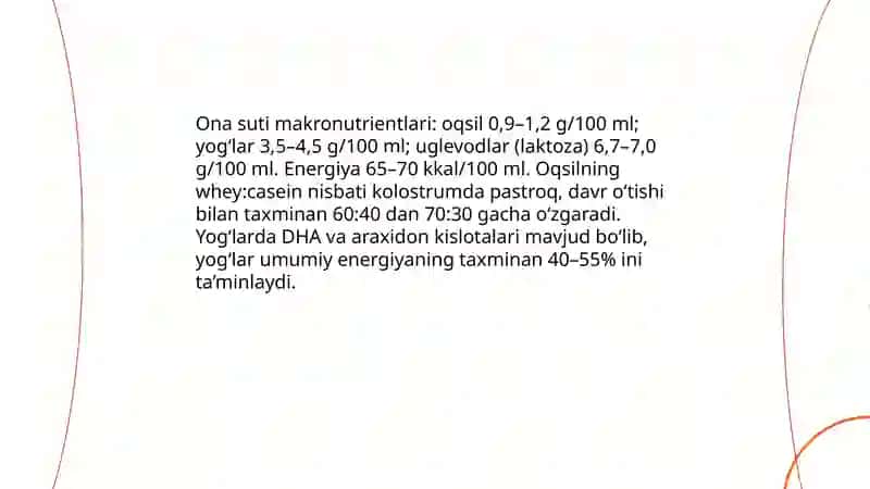Ona suti tarkibi 3
