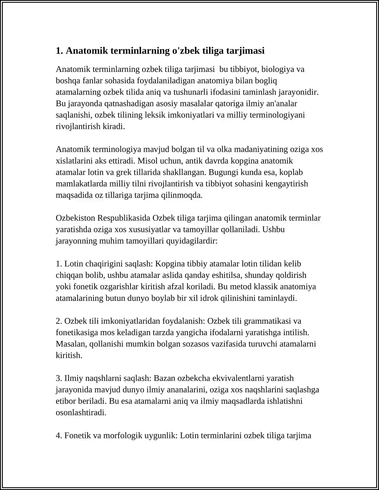 ANATOMIK IBORALARNING TARJIMASI 3