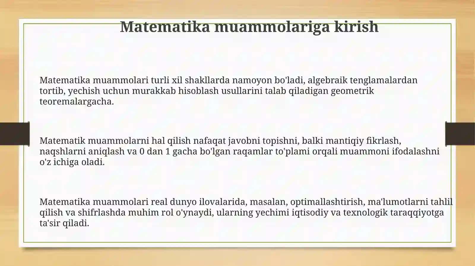 Matematikabo'yichamasalalar 3