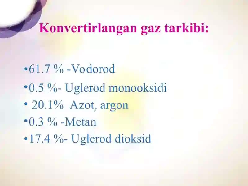 Konvertirlangan gazni tozalash usullari 3