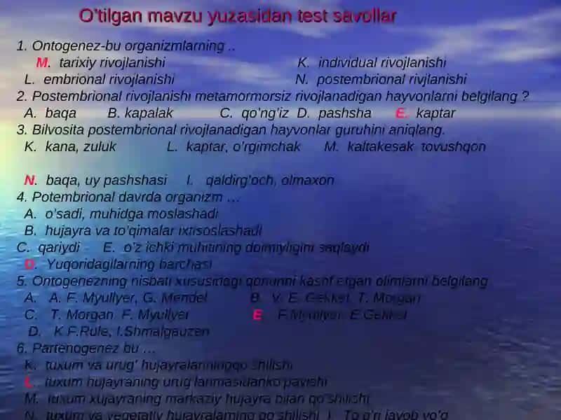 Belgilarning irsiylanishi 3
