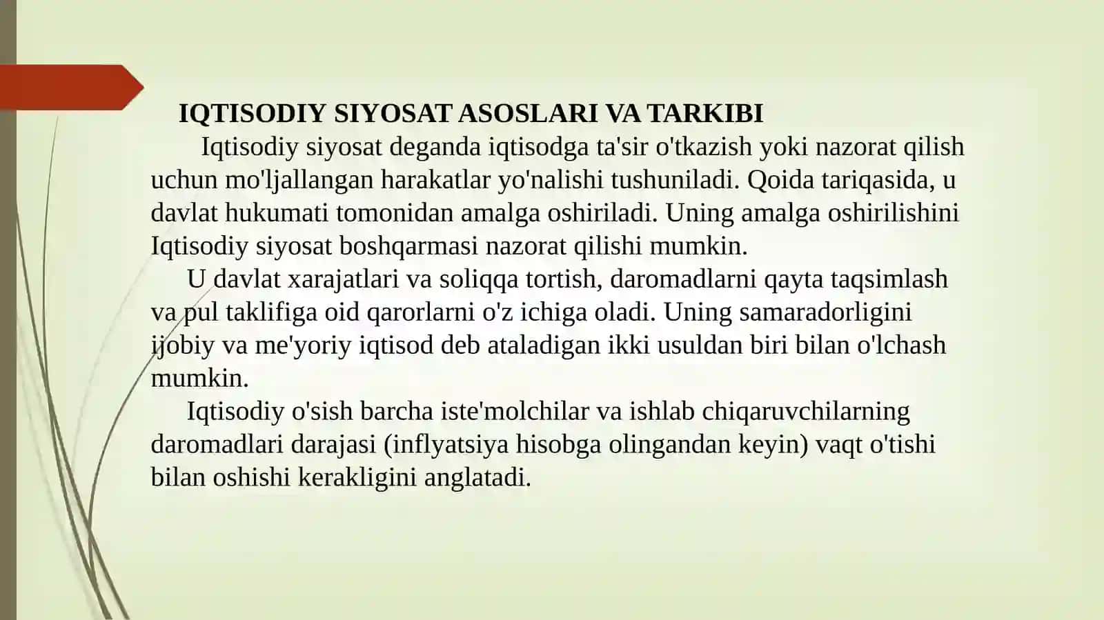 IQTISODIYSIYOSAT ASOSLARI VA TARKIBI 3
