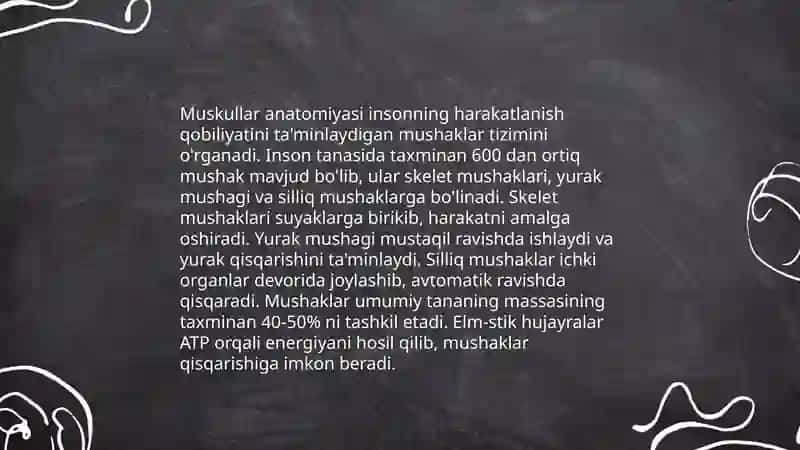 Muskul to'qimasi 3