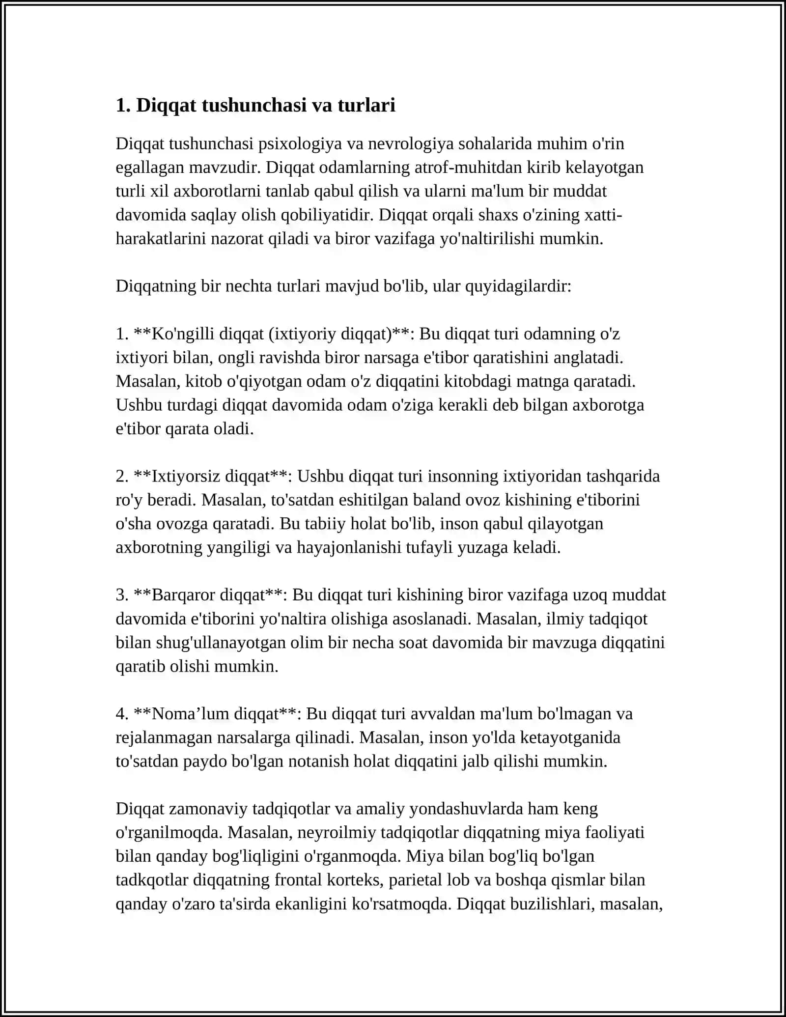 DIQQAT TURLARI 3