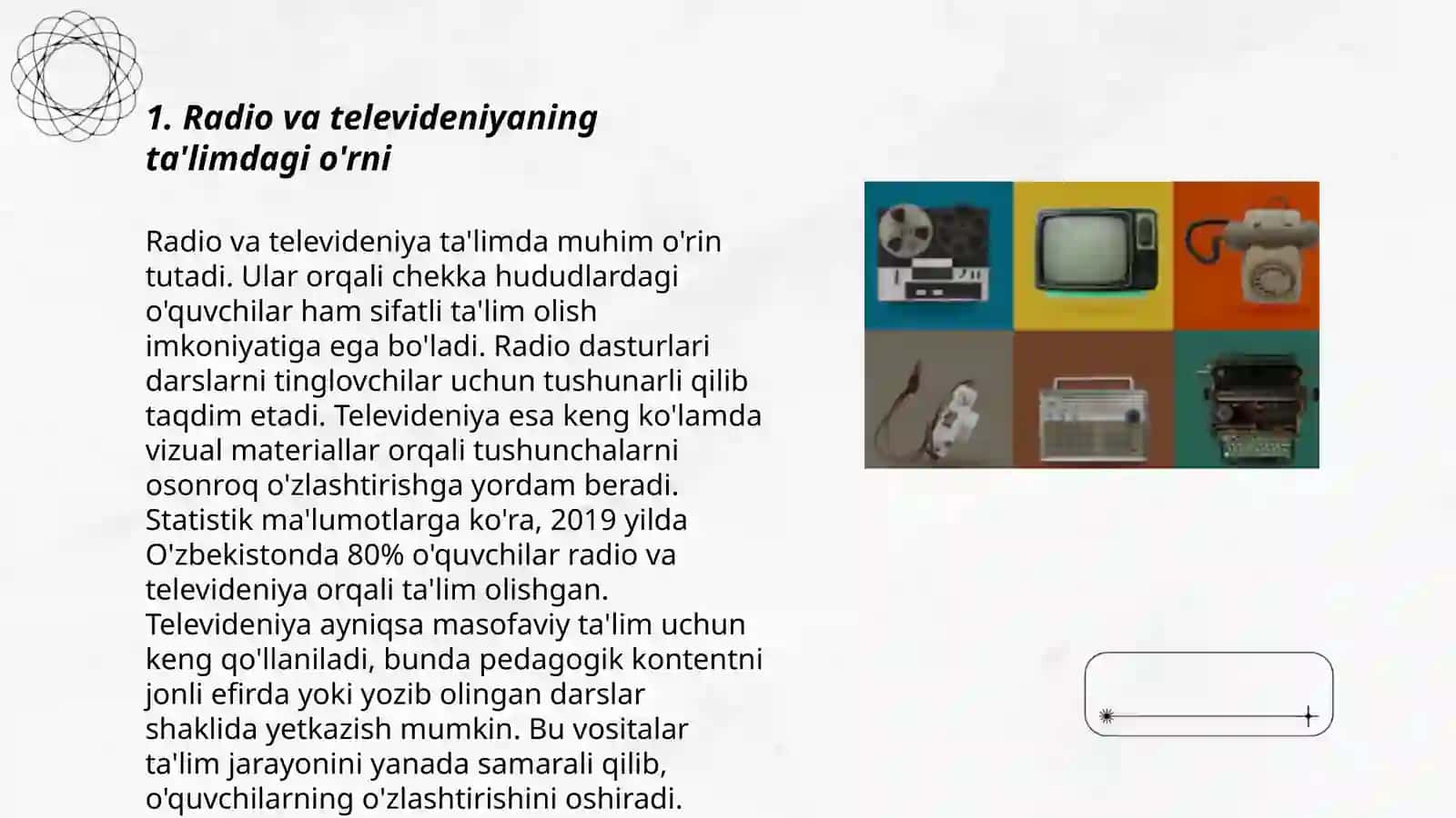 Radio va televideniya tezkor tarbiya vositalari 3
