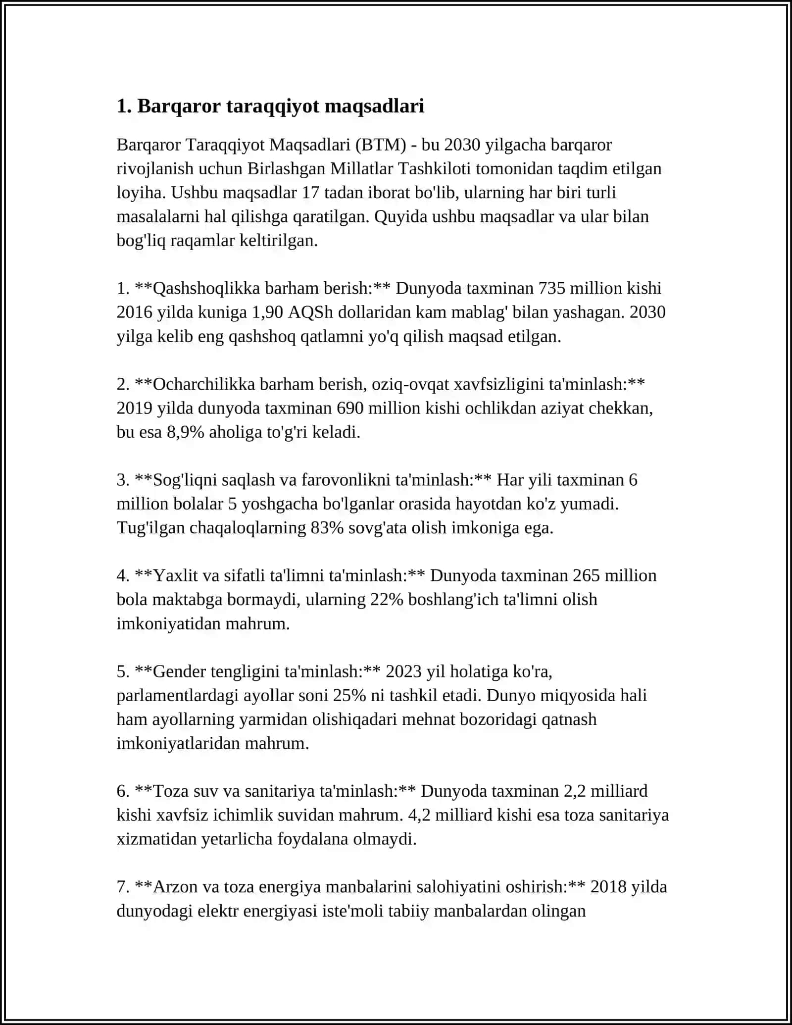 GLOBAL JARAYONLAR VA BARQAROR TARAQQIYOT 3