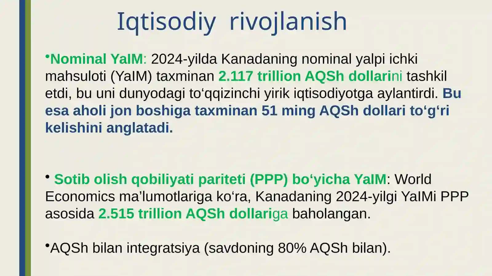 Kanada iqtisodiy tahlili 3