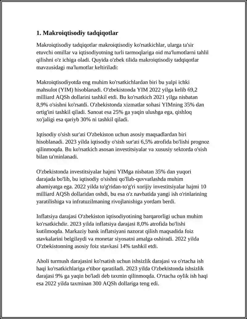 Makroiqtisodiy Tadqiqotlar 3