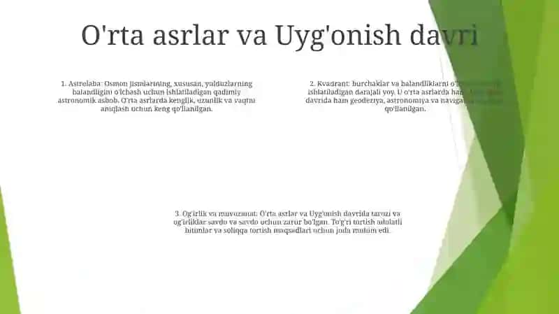 Metrologiyaning Rivojlanish Tarixi 3