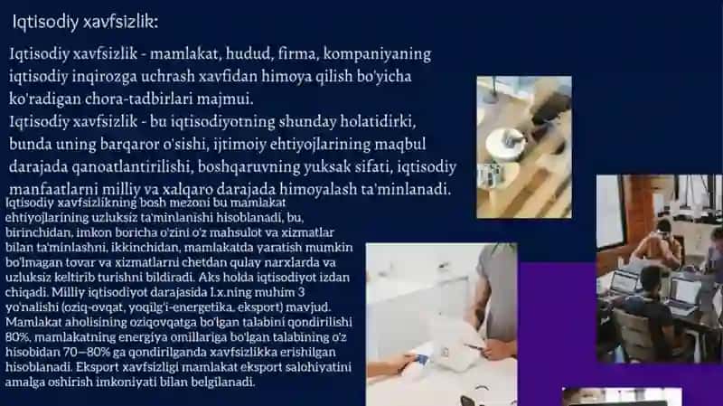 Iqtisodiy xavfsizlik indikatorlari 3