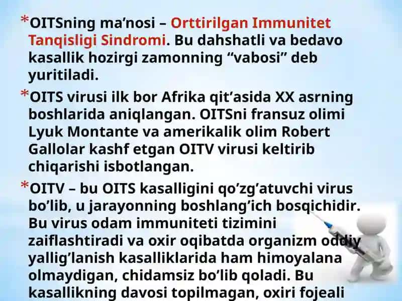 OITS va OIV haqida 3