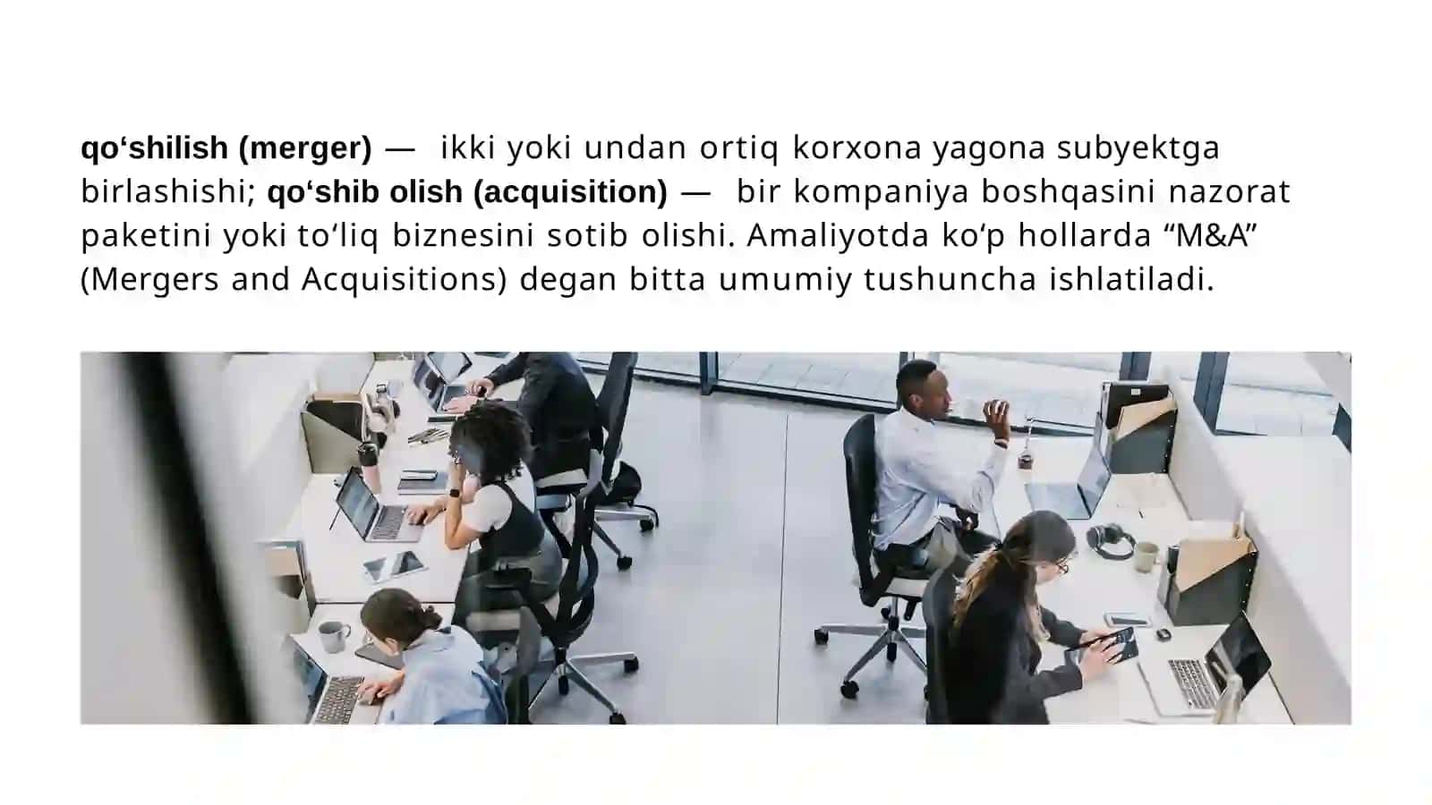 Qo‘shilish yoki boshqa firmalarni sotib olish 3