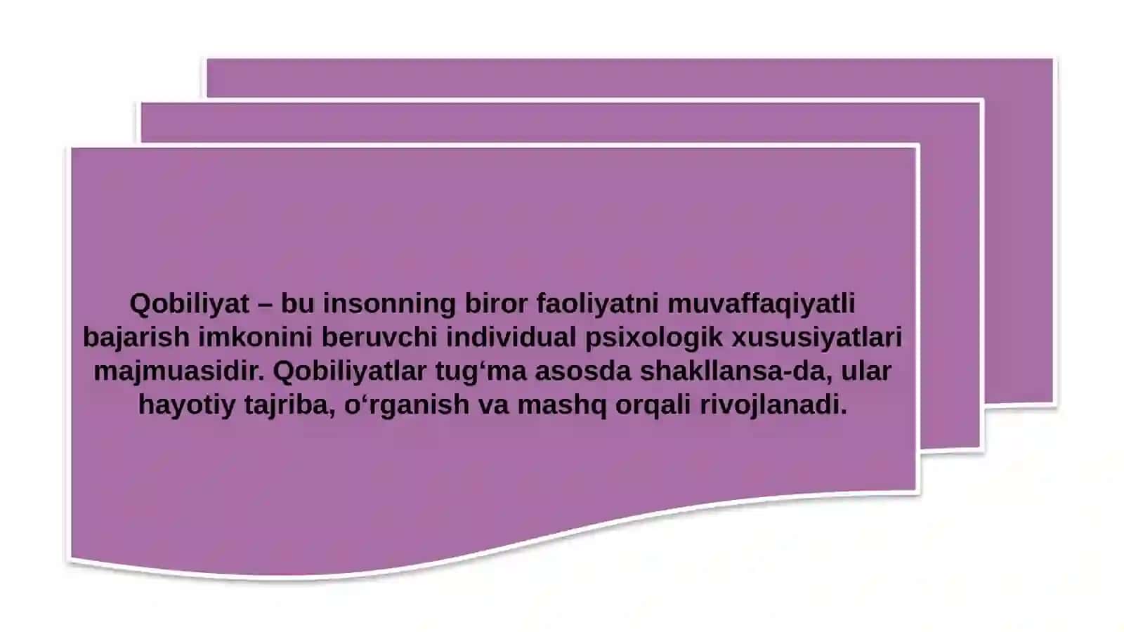 Umumiy va maxsus qobiliyatlar 3