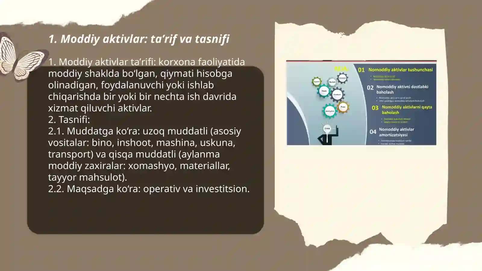Moddiy va nomoddiy aktivlar 3