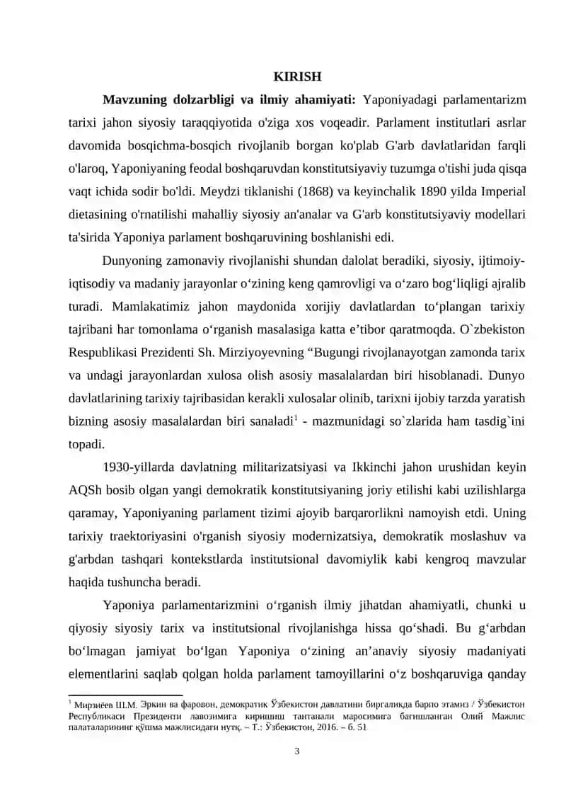 Yaponiyada Parlamentarizm tarixi 3