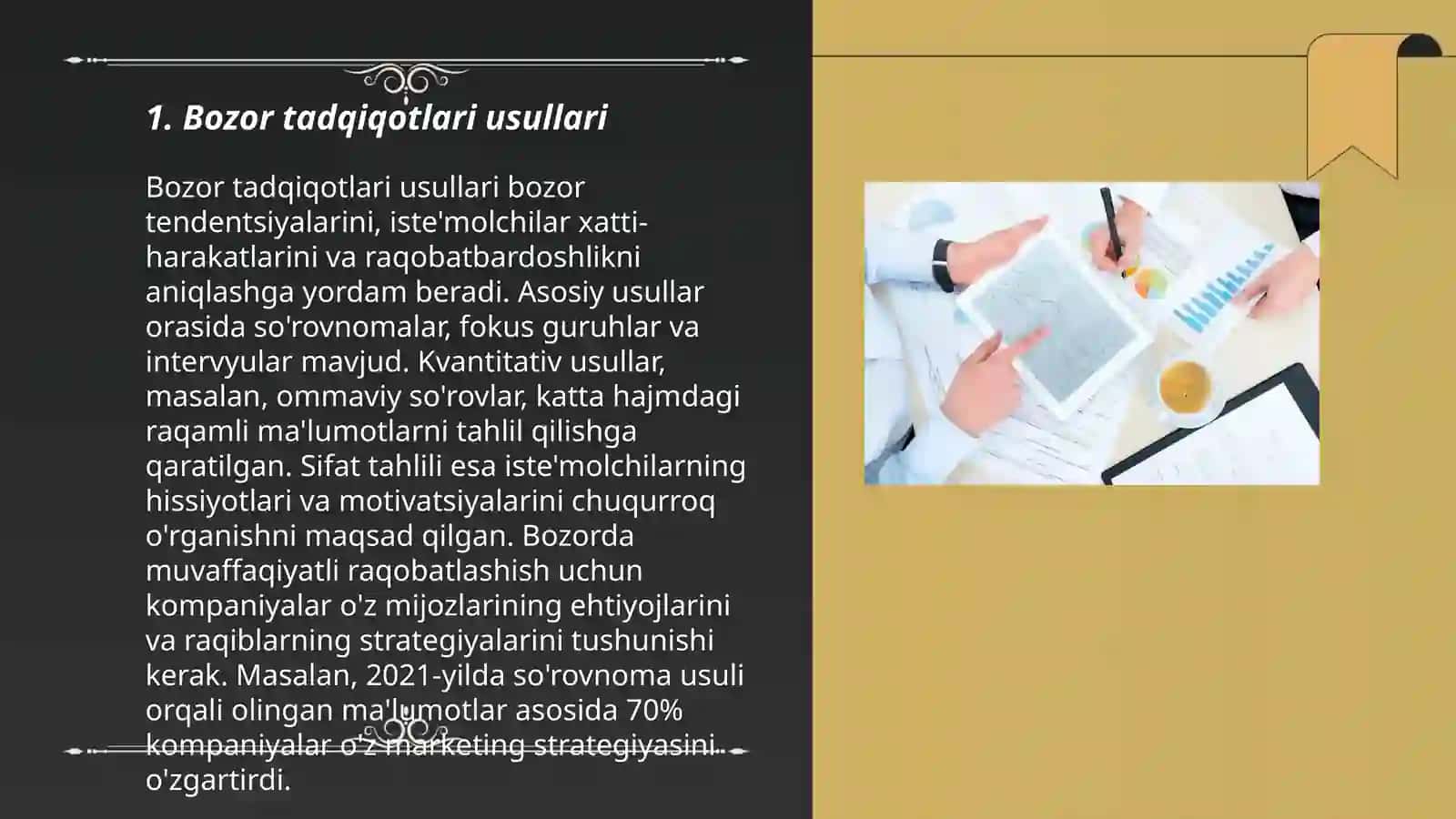 Bozor tadqiqotlari usullari 3