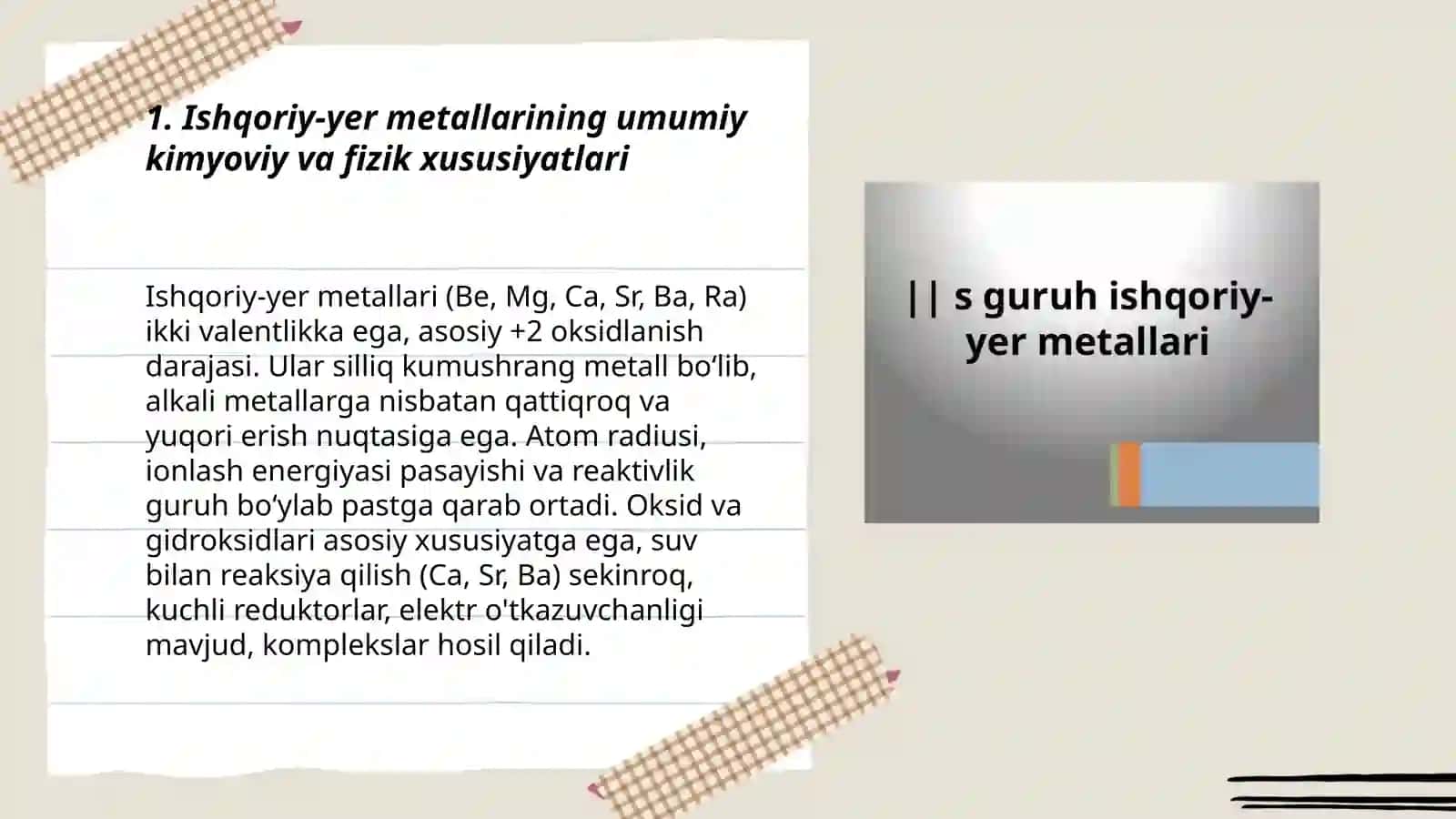Ishqoriy-yer metallarini aniqlash usullari 3