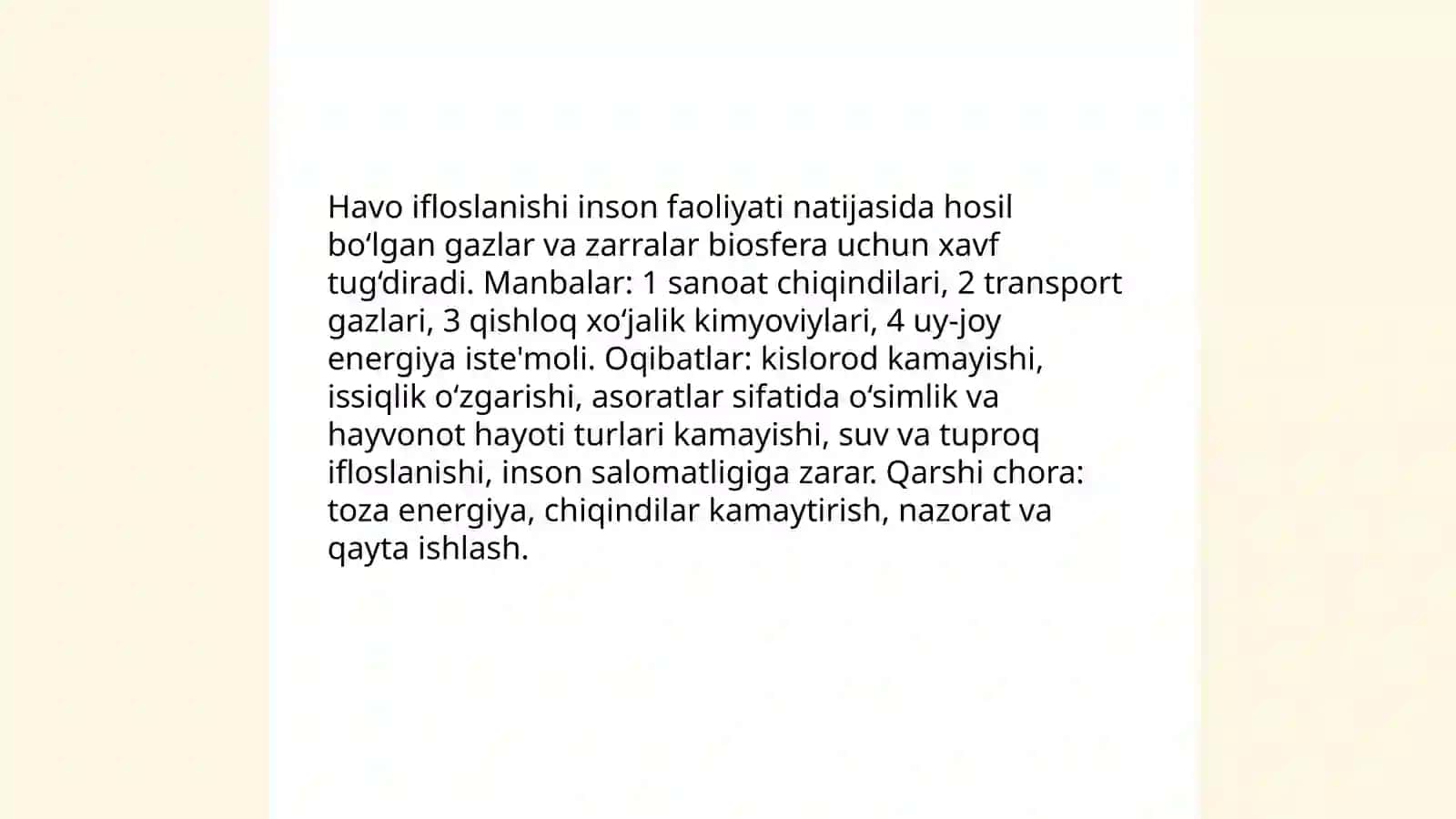 Inson omilining biosferaga tasiri 3