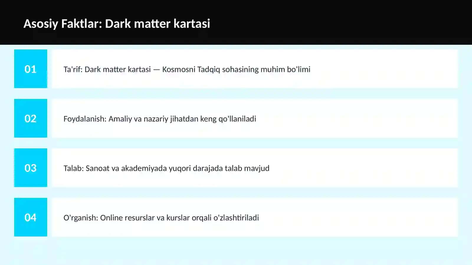 Dark matter kartasi 3