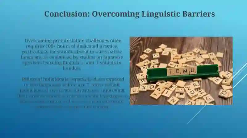 Influence of Mother Tongue on Pronunciation 3