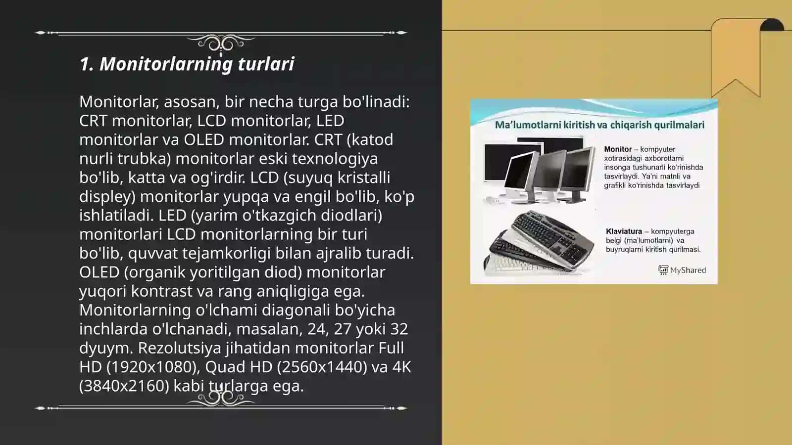 Monitor qurilmasi 3