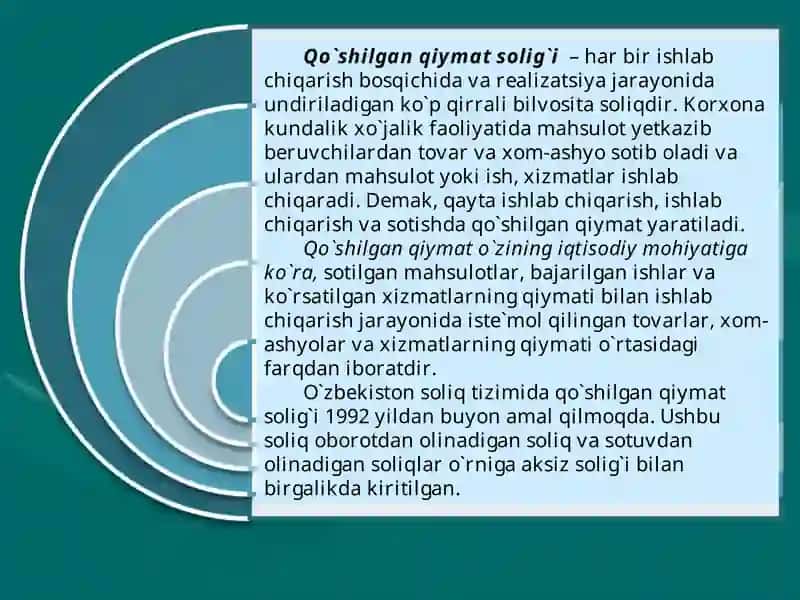 Qo'shilgan qiymat solig'i 3