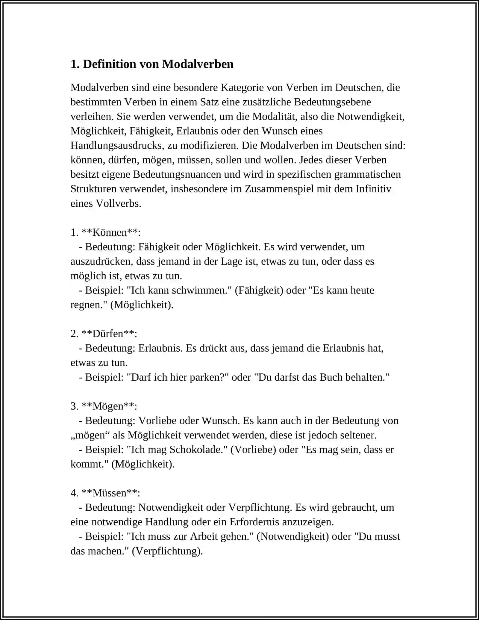 DIE BEDEUTUNG UND VERWENDUNG VON MODALVERBEN 3