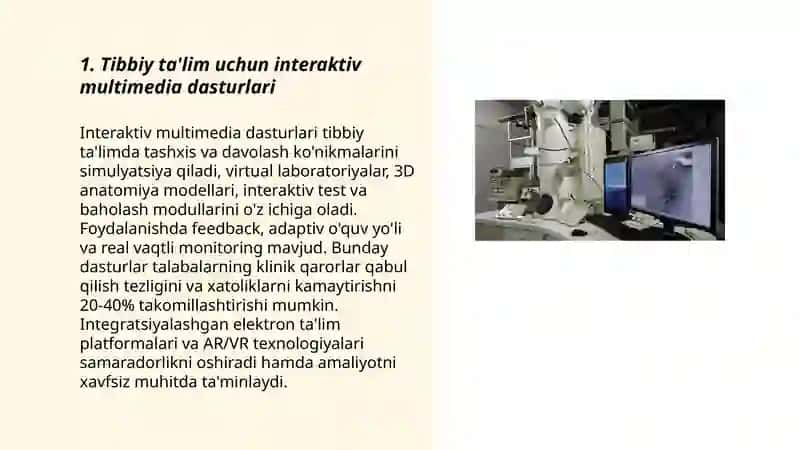 Tibbiyotda multimedia dasturlari 3