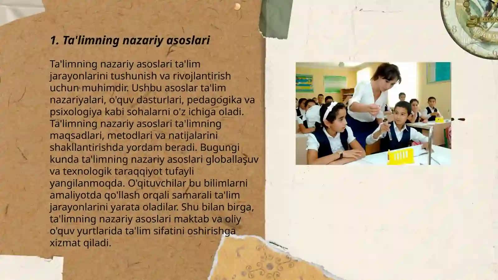 Ta'limning nazariy asoslari 3