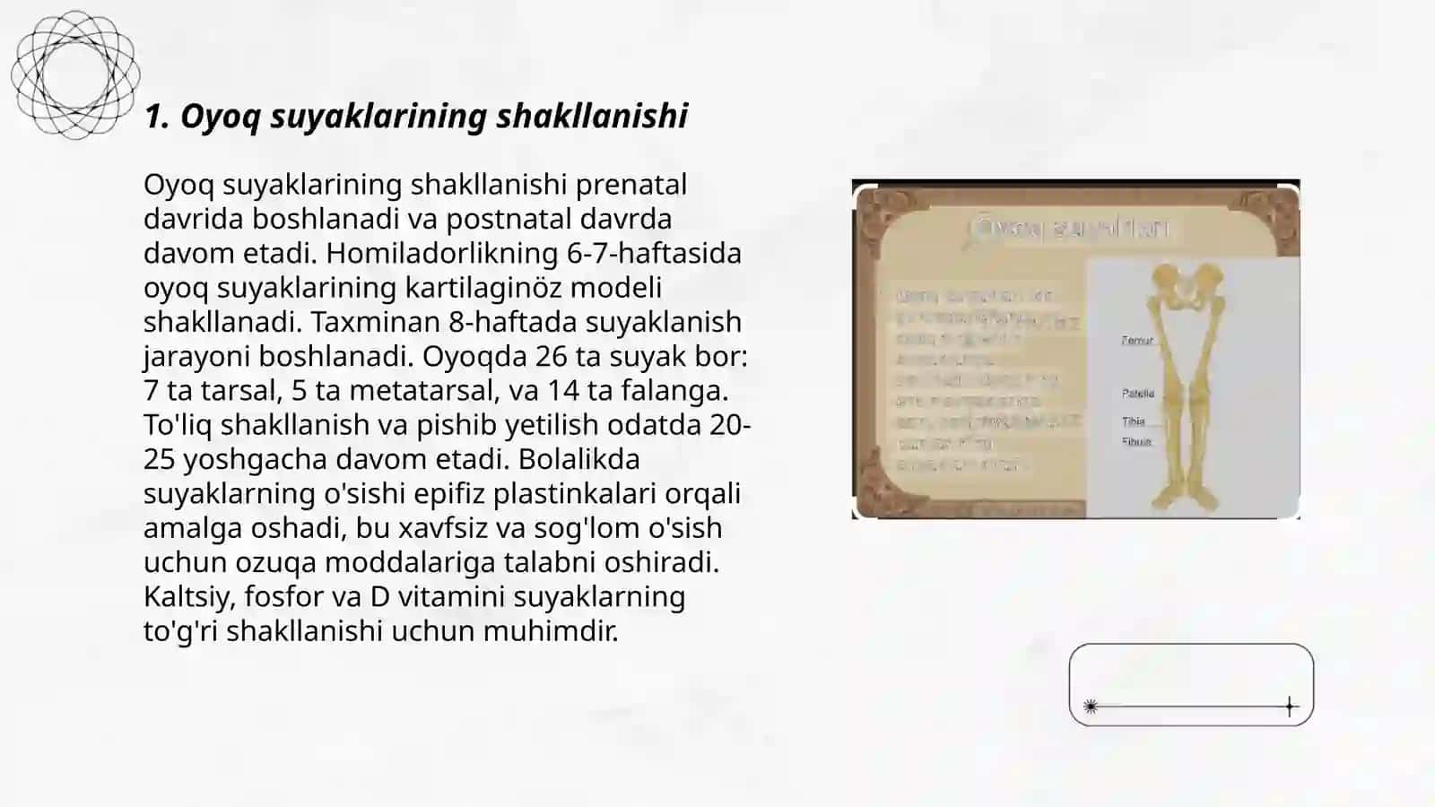 Oyoq suyaklarining birlashuvi 3