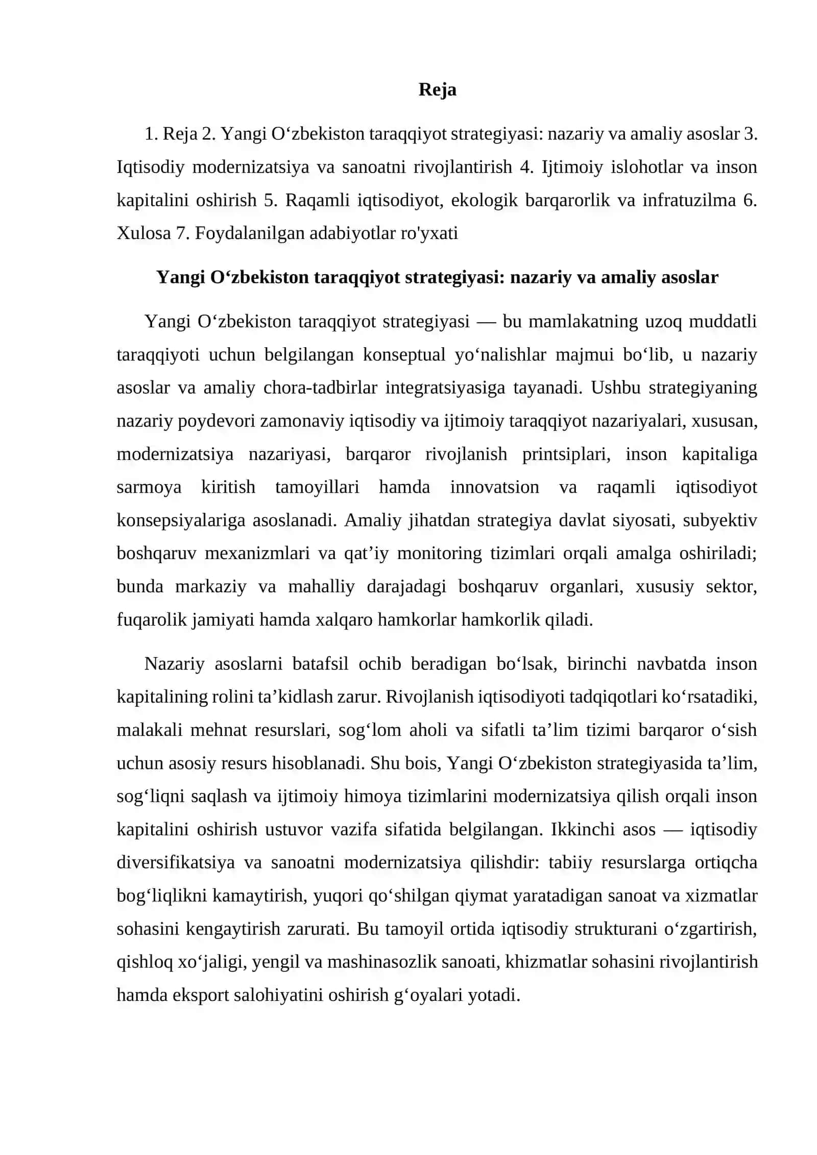 Yangi Oʻzbekiston taraqqiyot strategiyasi asosida jadal taraqqiyot va yangilanish sari 3