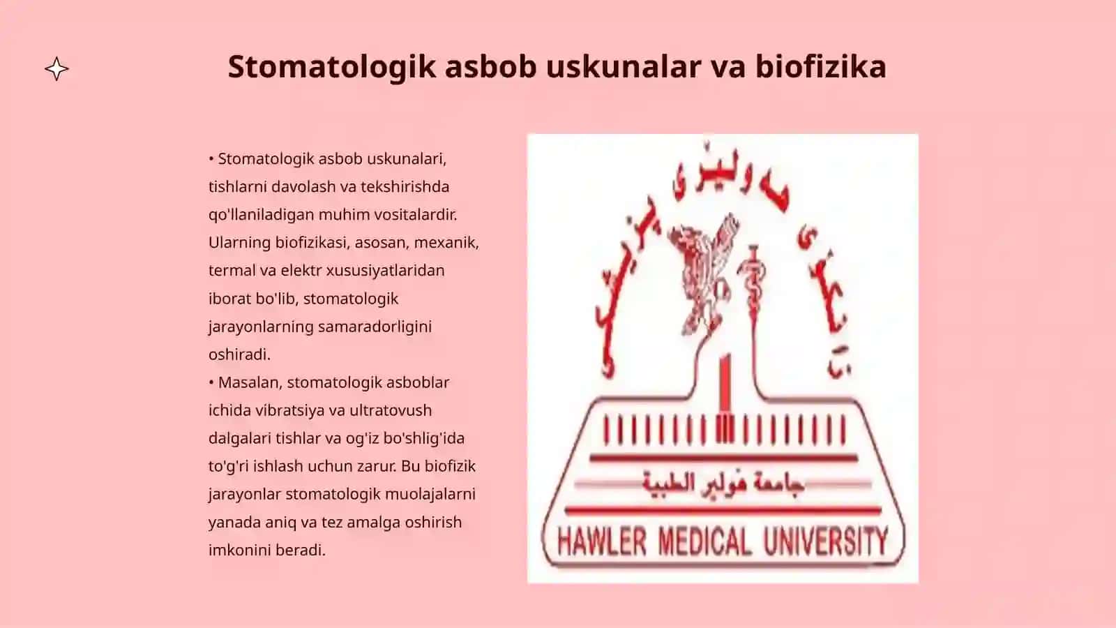 Zamonaviy stomatologik asbob uskunalar mavzusi 3