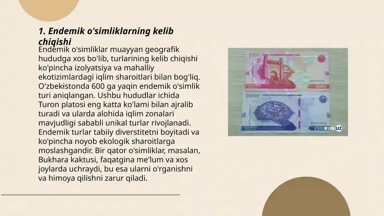 Endemik o'simliklarning kelib chiqishi 3