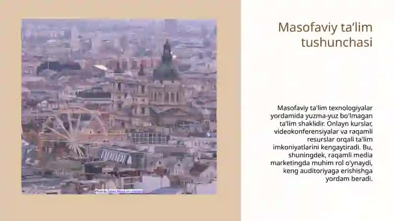 Masofaviy ta'lim tushunchasi 3