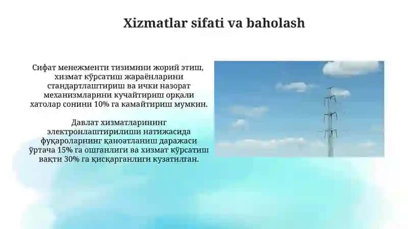 Davlat Maishiy xizmat korsatish 3