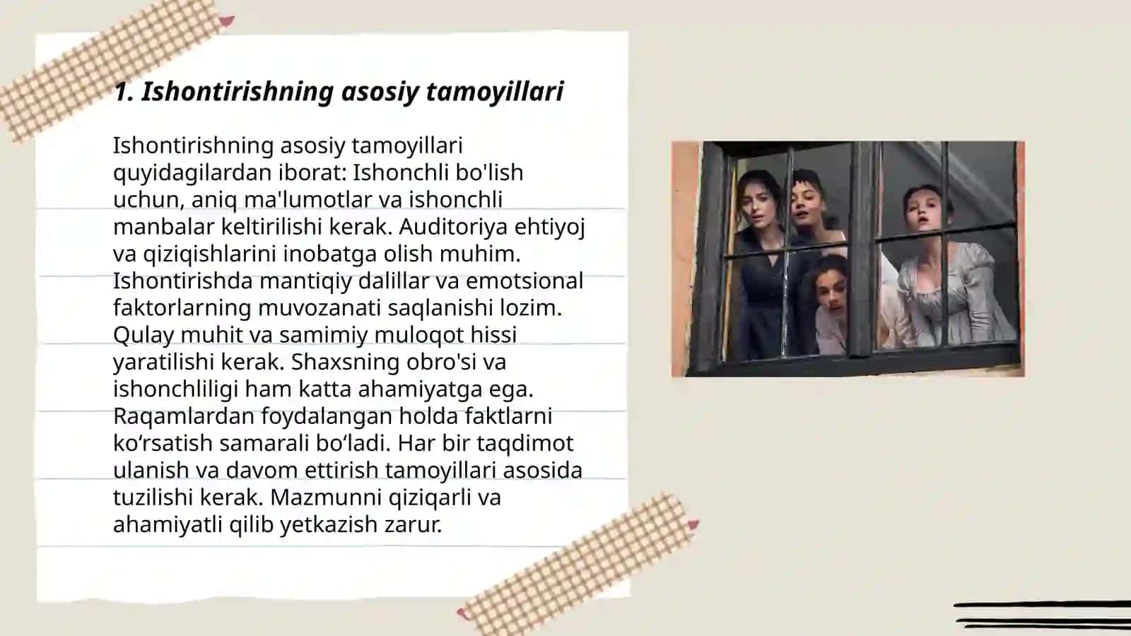 Ishontirishning asosiy tamoyillari 3