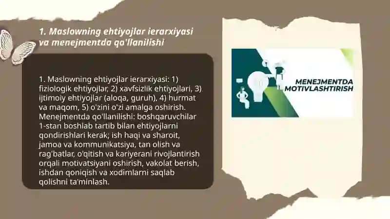 Menejmentda motivlashtirish 3