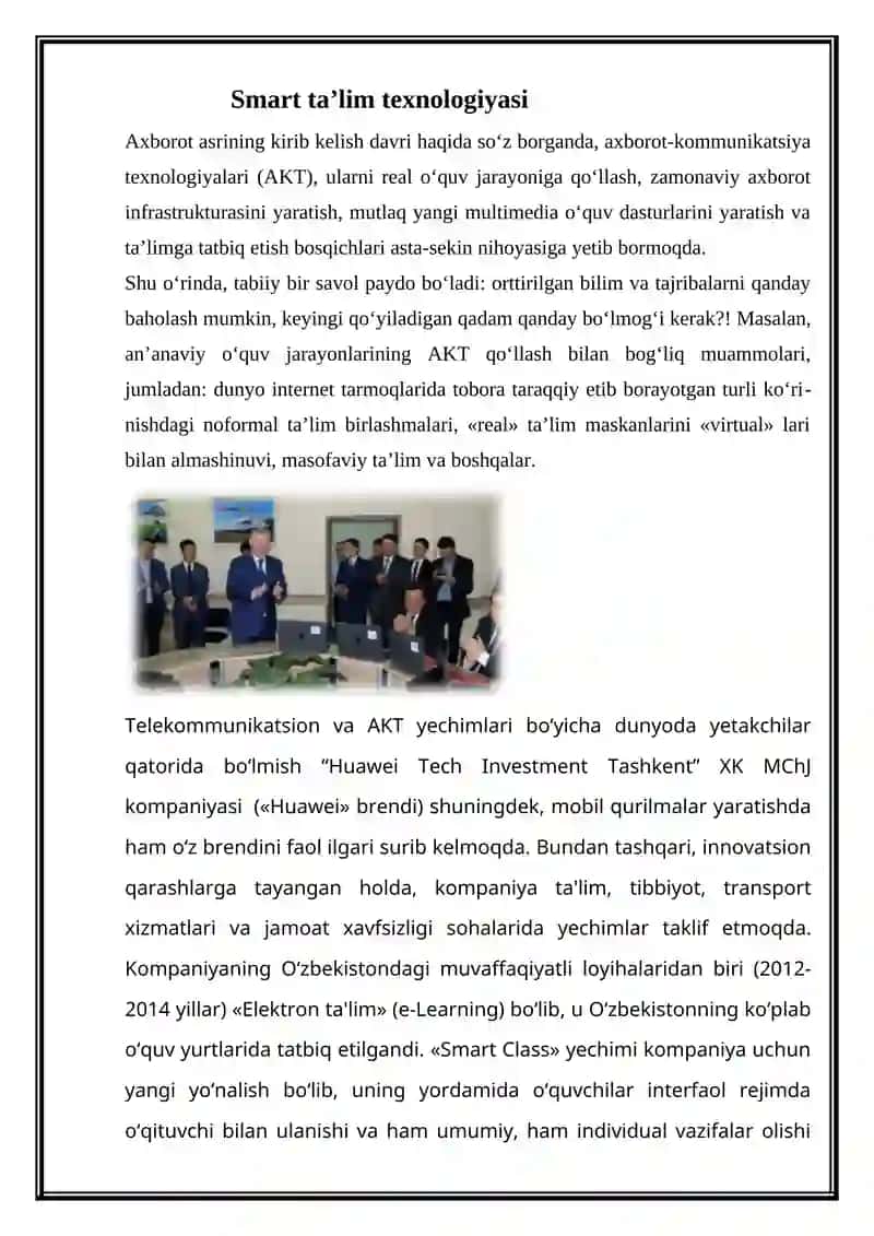 Smart ta’lim texnologiyasi 3