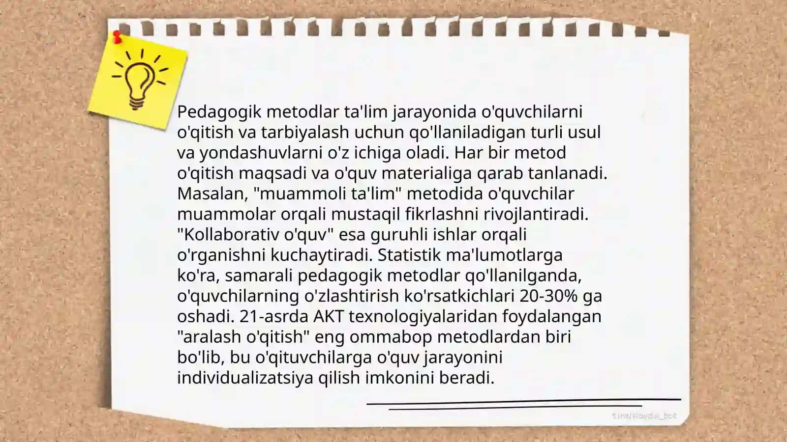 Pedagogik faoliyatning tarkibi va mazmuni 3