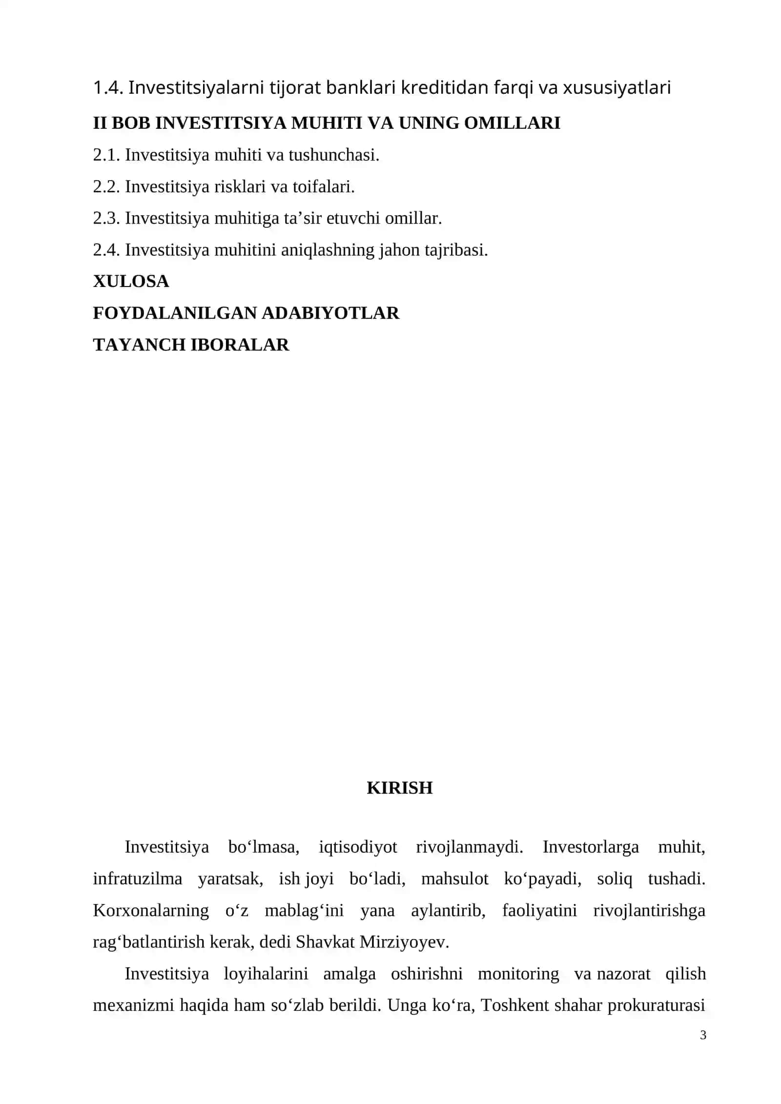 INVESTITSIYANING MOHIYATI MANBALARI VA SHAKLLARI 3