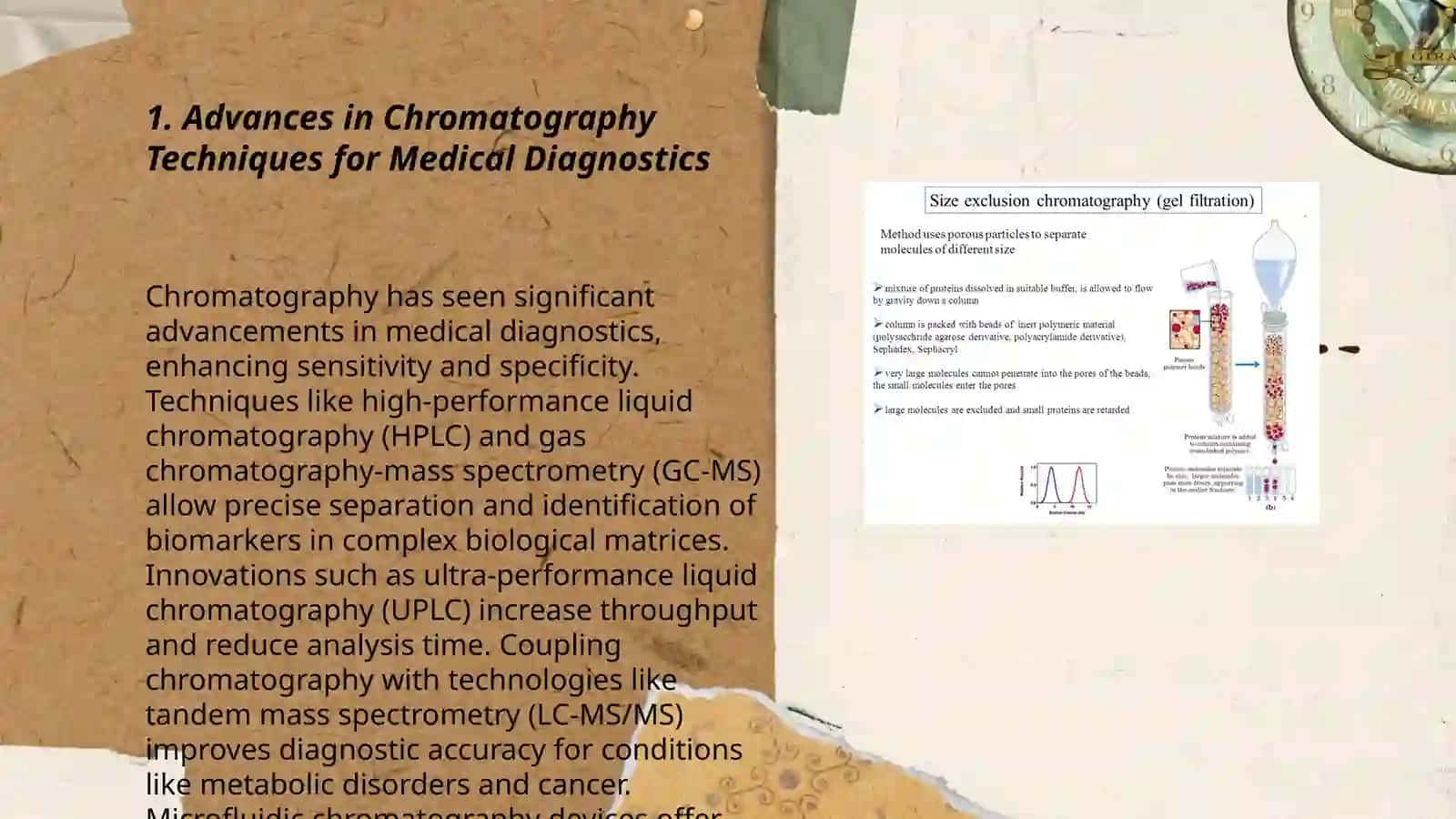 Possibilities of chromatography in medical research 3