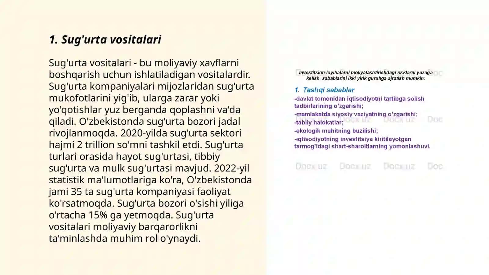 Risklarni kamaytirish usullari 3