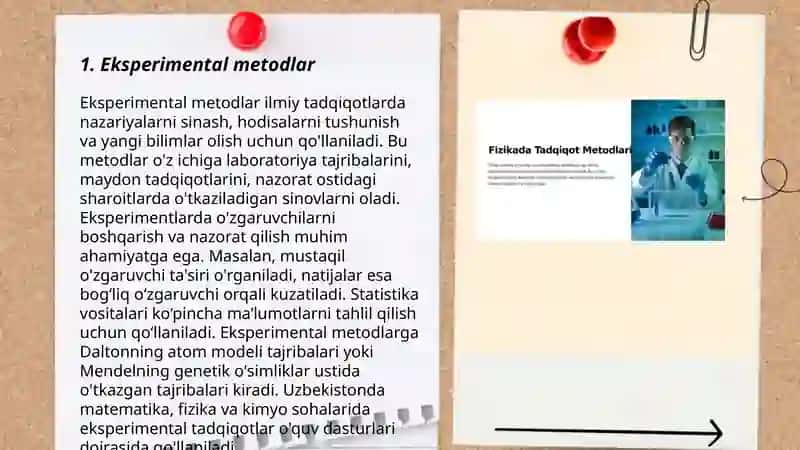 Fizikada tadqiqod metodlari 3
