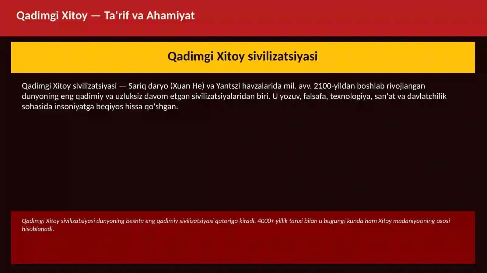 Qadimgi Xitoy Sivilizatsiyasi 3