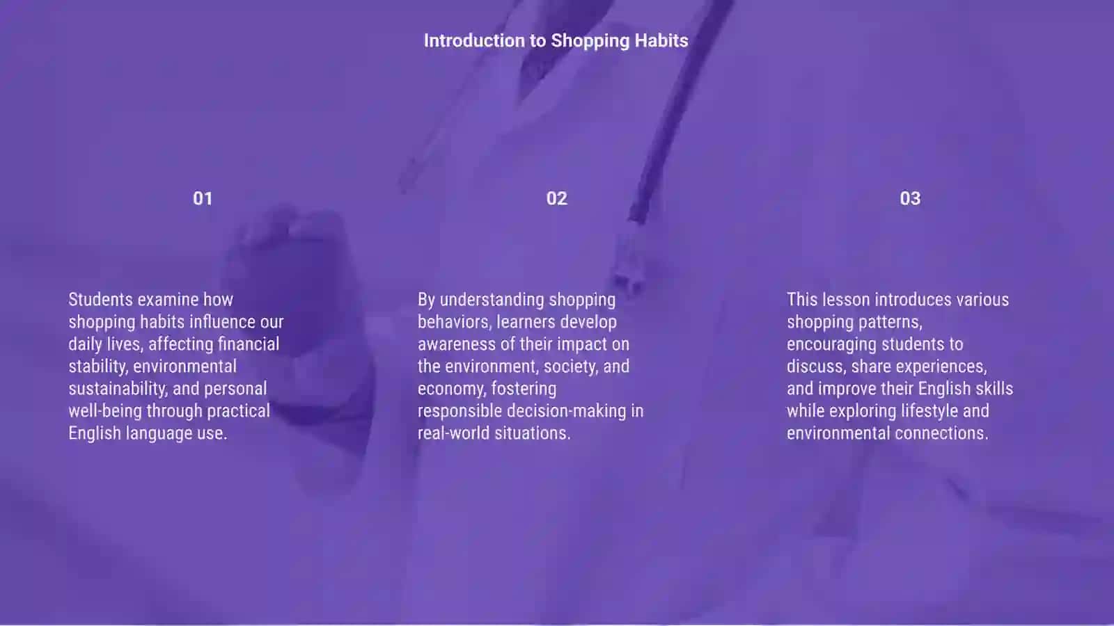 Shopping Habits and Lifestyle 3
