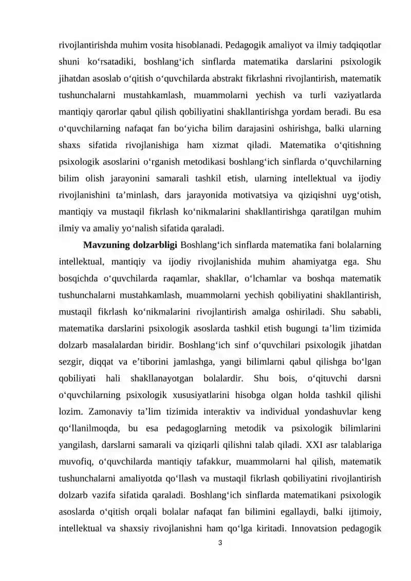 Matematika oqitishning psixologik asoslari 3