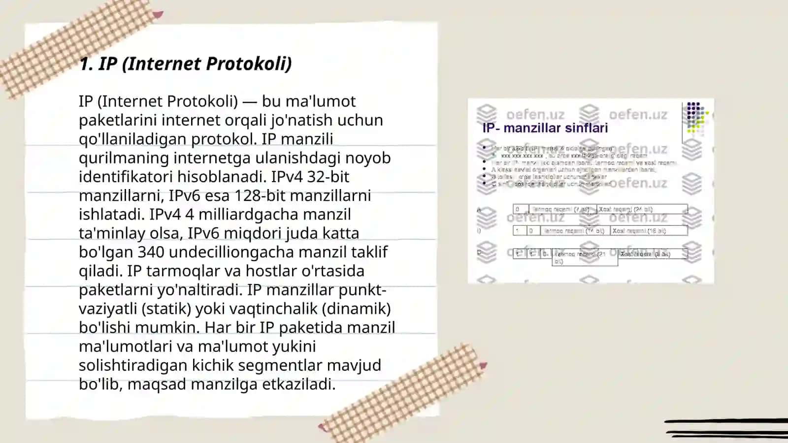 Internet protokollari 3