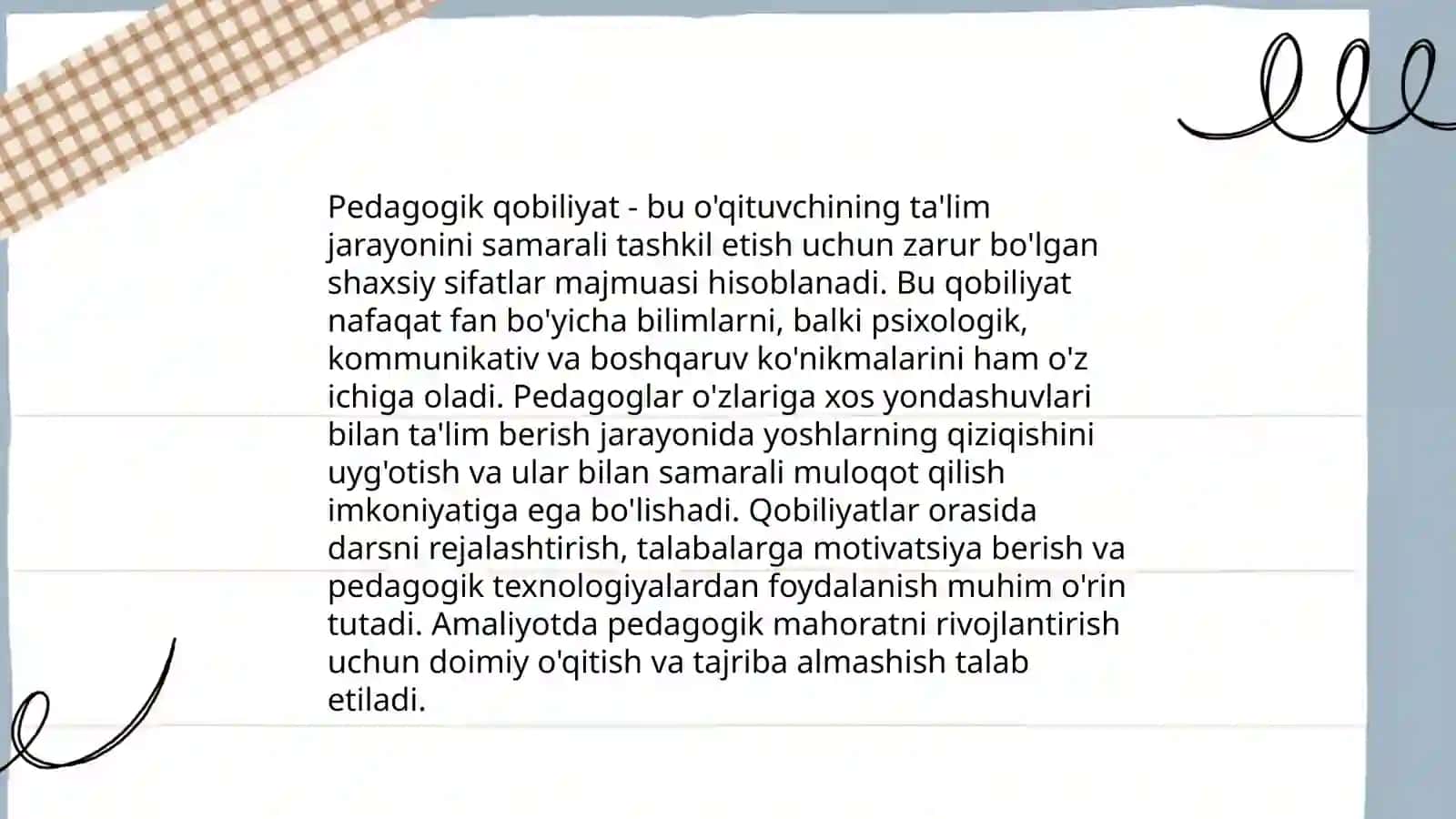 Pedagogika qobiliyati va uning asosiy turlari 3