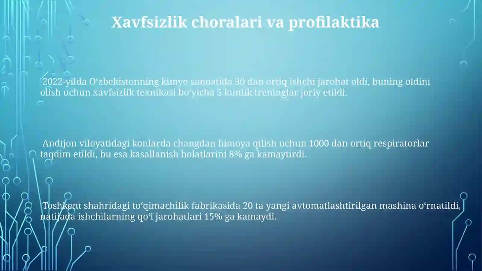 Sanoat hodisalari va kasbiy kasalliklar 3